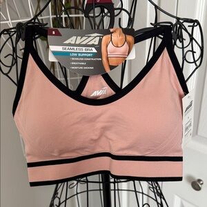 Avia Women's Seamless Peach Sports Bra, NWT